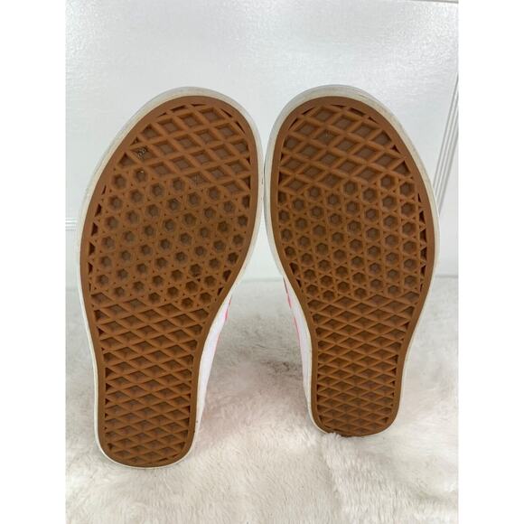 Vans Womens Size 6.5 Pink & White Checkered Slip-On Sneakers - Picture 9 of 9